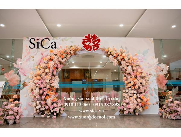 Bán cổng hoa tiệc cưới hiện đại