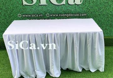 Thiết kế khăn bàn hội họp, khăn bàn cơ quan trường học mẫu mới đơn giản