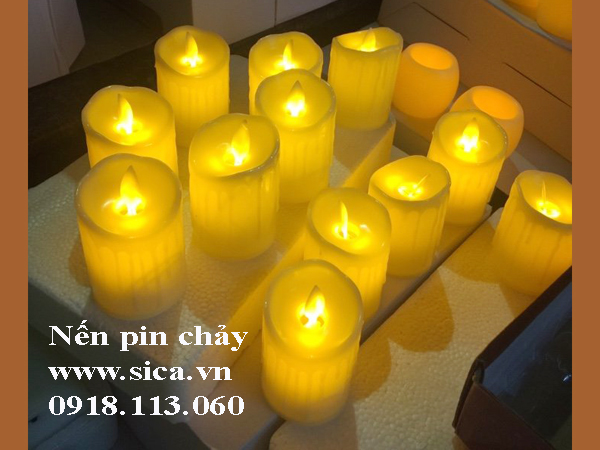 Nến pin chảy