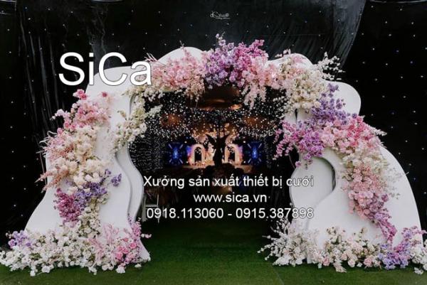 Chuyên sản xuất cổng cưới kết hoa rẻ đẹp