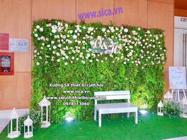 Backdrop chụp hình đám cưới