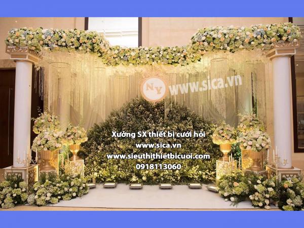 Cung cấp, sản xuất bán backdrop cưới cho nhà hàng