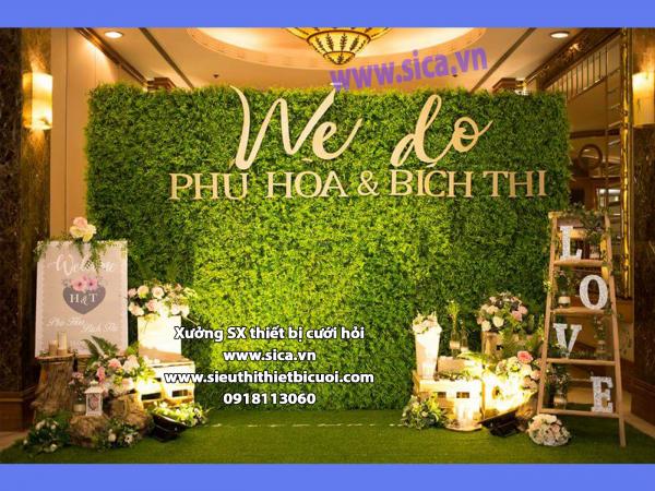 Phông chụp hình cưới sang trọng