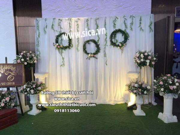 Backdrop đám cưới mới