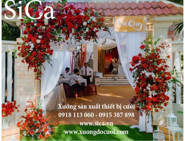 Tìm cổng cưới kết hoa đẹp rẻ