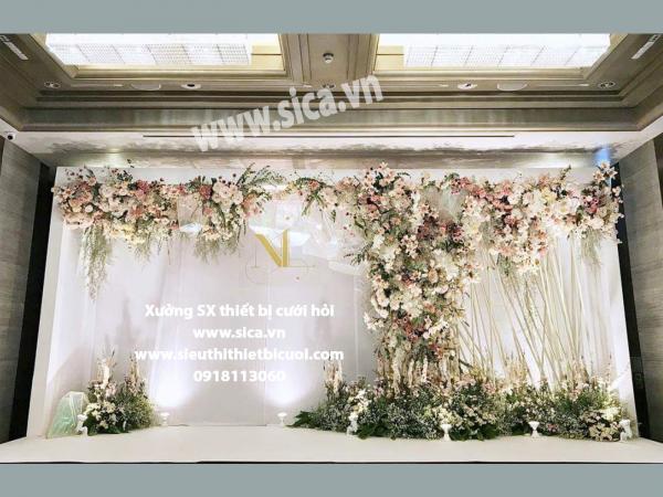 Thiết kế sản xuất mua bán backdrop đám cưới