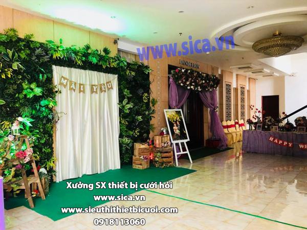 Sản xuất tấm phông chụp hình cưới đẹp