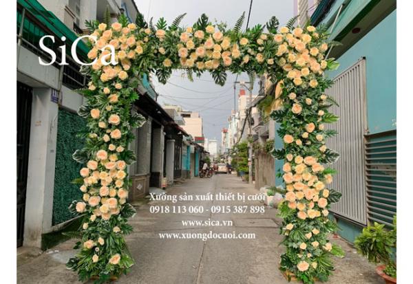 Mua cổng cưới kết hoa
