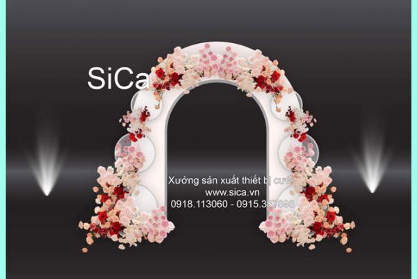 Cổng hoa đám cưới giá rẻ tại sài gòn
