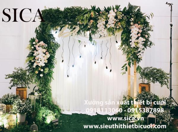 Giá bán background hoa giả đep nhất
