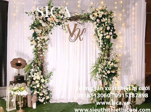Backdrop cổng cưới đẹp nhất