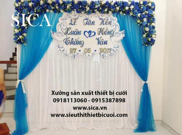 Tấm phông kiểu rèm cửa đẹp lạ