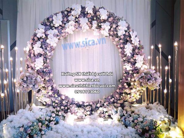 Bán phông chụp hình hoa cỏ giả đơn giản