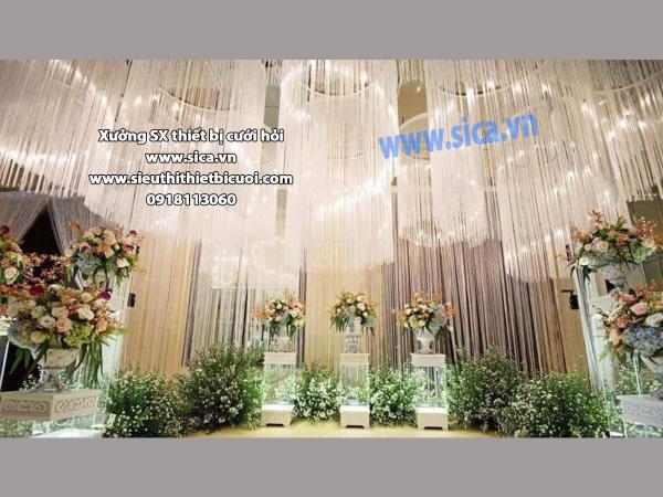 Chổ bán background đám cưới đơn giản