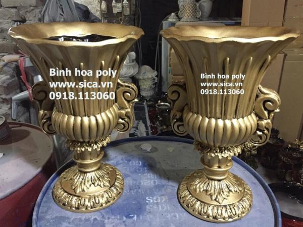Bình cắm hoa nghệ thuật Poly