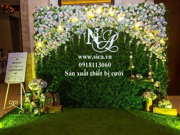 Sản xuất thiết kế phông chụp hình đám cưới