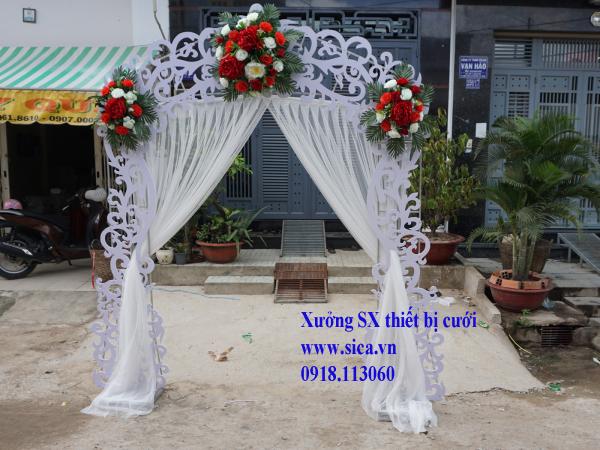 Cổng hoa CNC đơn giản sang trọng