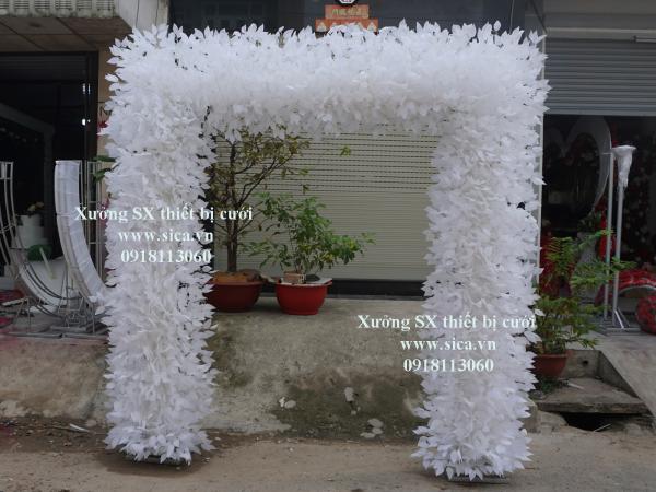 Cổng cưới Noel, mùa đông tuyết