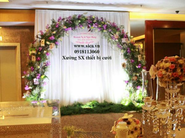 Bán backdrop trang trí đám cưới