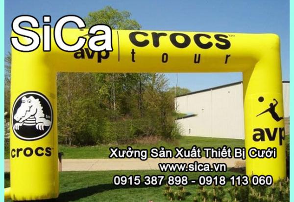 Xưởng Sản xuất bán cổng hơi mới nhất TPHCM 10m x 5m