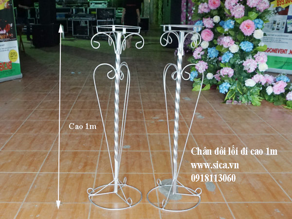 Chân trụ hoa lối đi cao 1m 