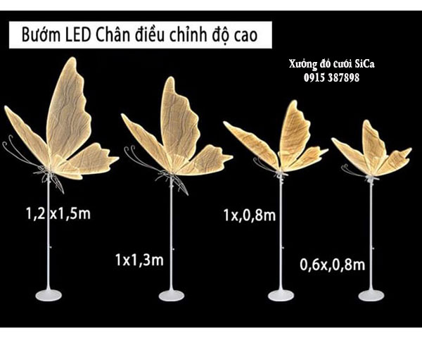 Nơi bán đèn led bướm 