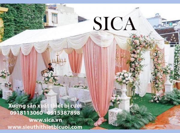 Xưởng bán trụ hoa lối đi đám cưới mới nhất